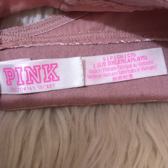 PINK Velour Bra - Picture 5 of 9